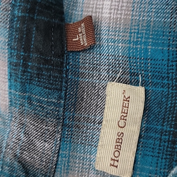 **SOLD**Stevie Nicks Upcycled Reworked Flannel Shirt Jacket Shacket - Picture 10 of 10